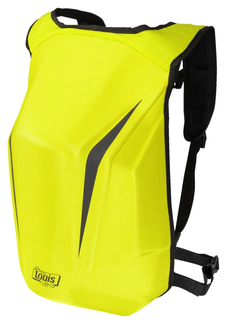 Louis merevfalú motoros hátizsák – Neon sárga - 18L